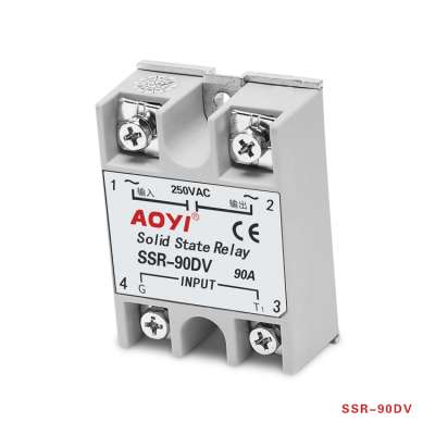 Aoyi 220vac solid state relay ssr dc SSR-90DV  for industrial use