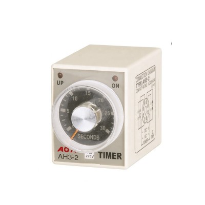 China 220V pointer timer AH3-2 off delay time relay with high quality