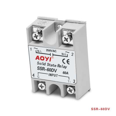 AOYI single phase Solid State Relay SSR switch 60a