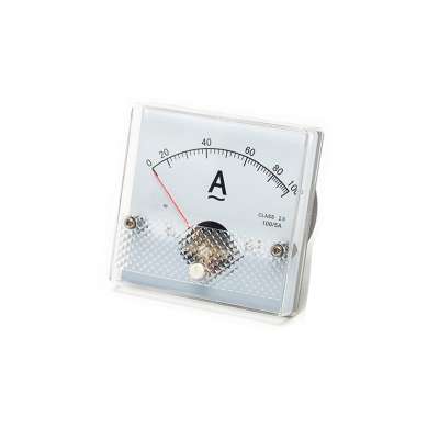 80*80 mm Moving Coil AC Panel Ammeter ac analog panel current meter