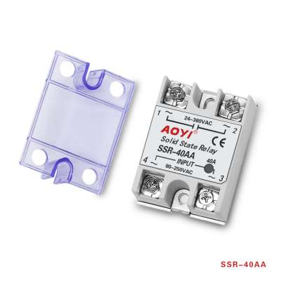 Aoyi 4 20ma solid state relay ssr SSR-25AA industrial 12v solid state relay