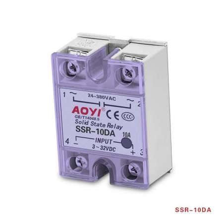 Aoyi 220vac solid state relay ssr dual single phase ssr-40da solid state relay